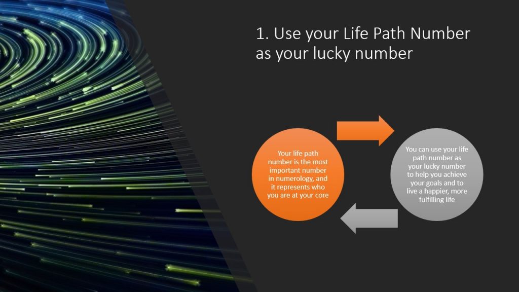 Life Path Number as your lucky number​