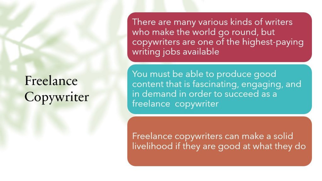 freelance copywriter
