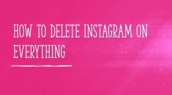 delete Instagram